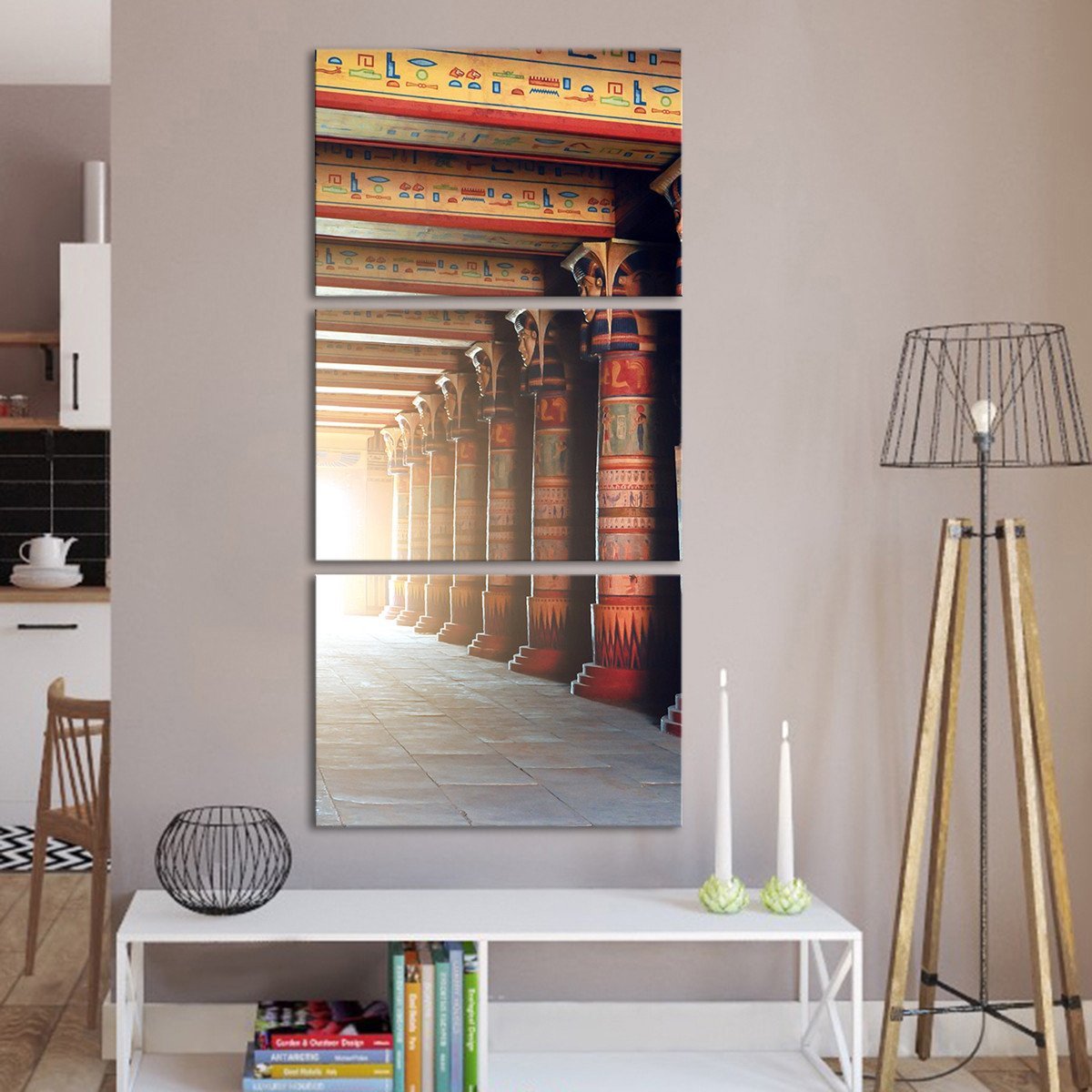 Egyptian Mythology Multi Panel Canvas Wall Art