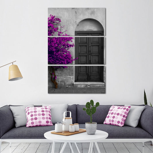 Elegant Entry Tree Multi Panel Canvas Wall Art