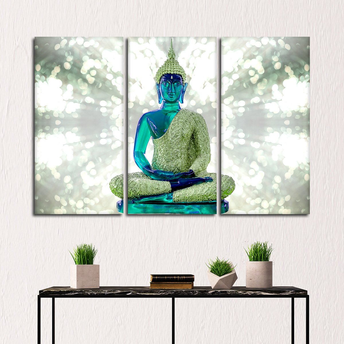Emerald Energy Multi Panel Canvas Wall Art
