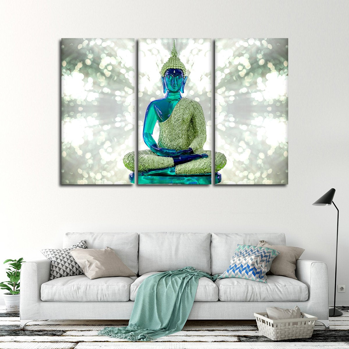 Emerald Energy Multi Panel Canvas Wall Art