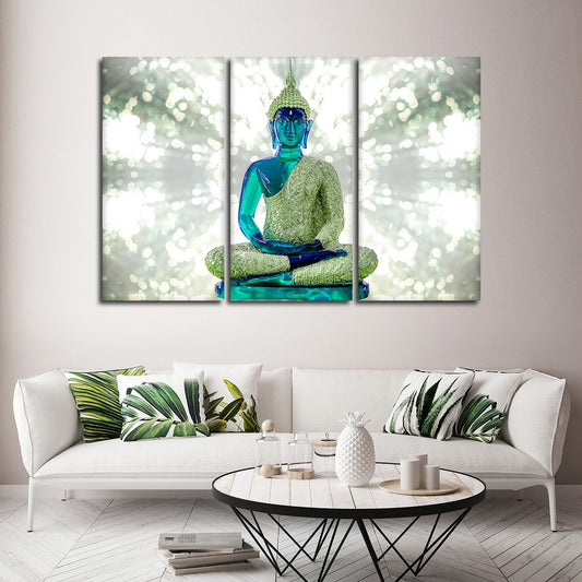 Emerald Energy Multi Panel Canvas Wall Art