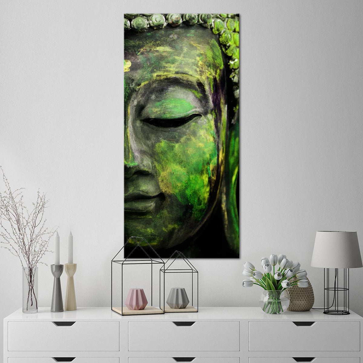 Emerald Tides Of Tranquility Multi Panel Canvas Wall Art