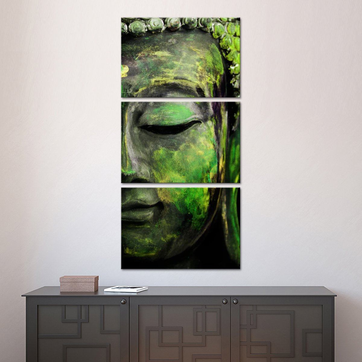 Emerald Tides Of Tranquility Multi Panel Canvas Wall Art