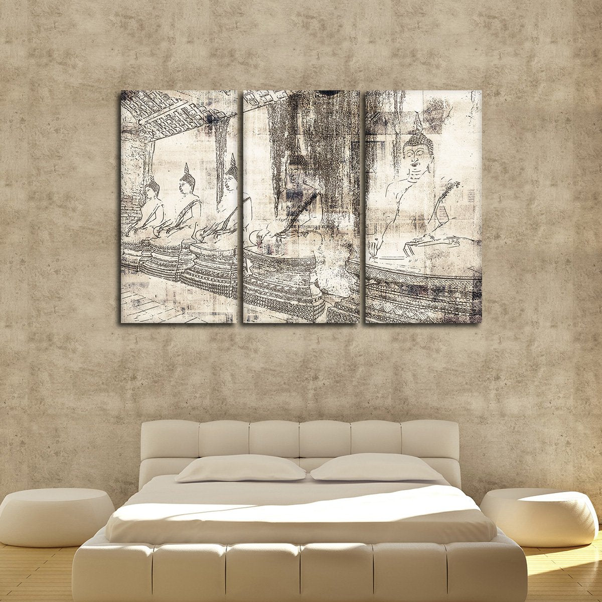 Enchanting Buddha Multi Panel Canvas Wall Art