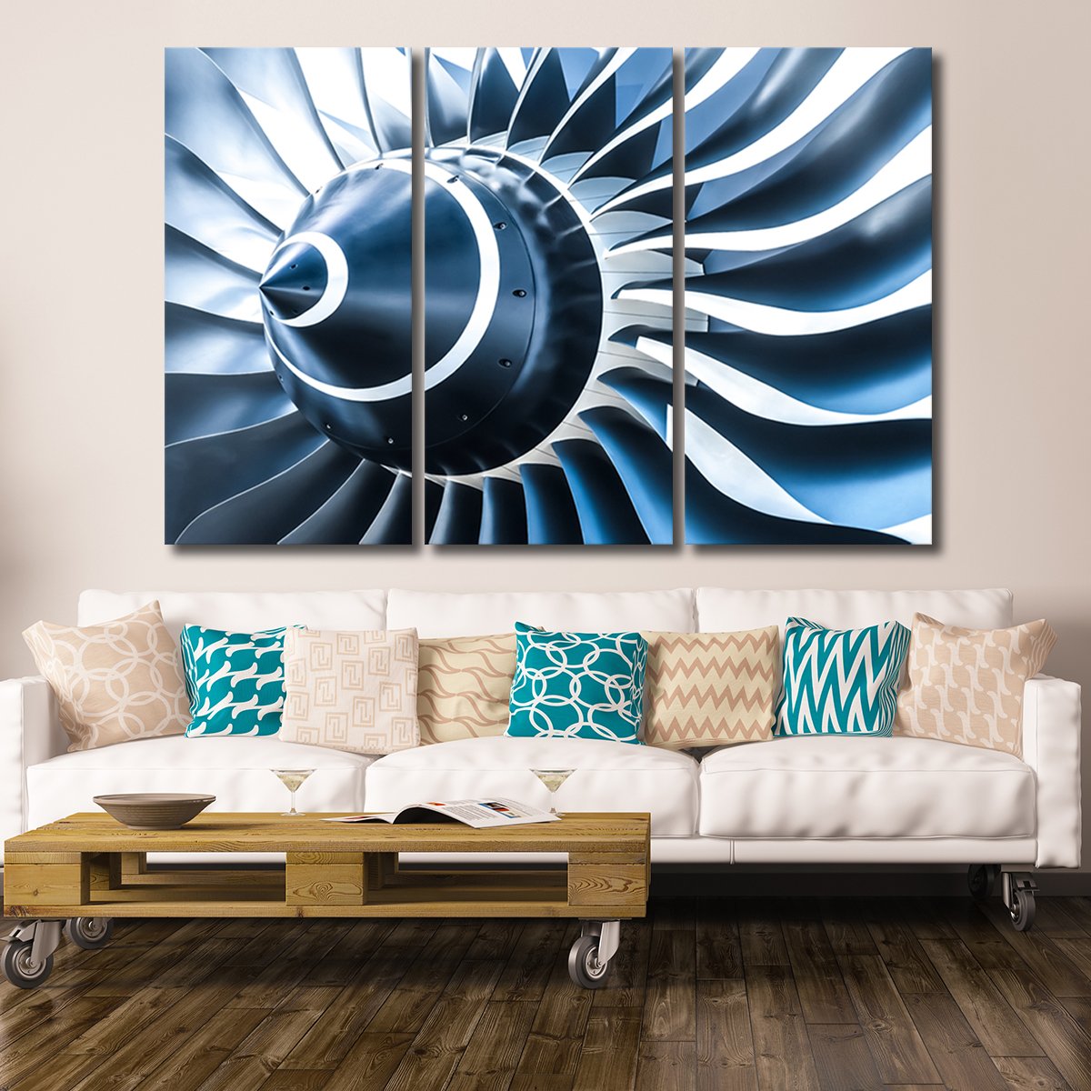 Engine Blade Multi Panel Canvas Wall Art