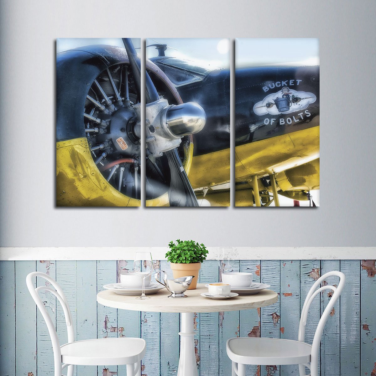 Engine Bolts Multi Panel Canvas Wall Art