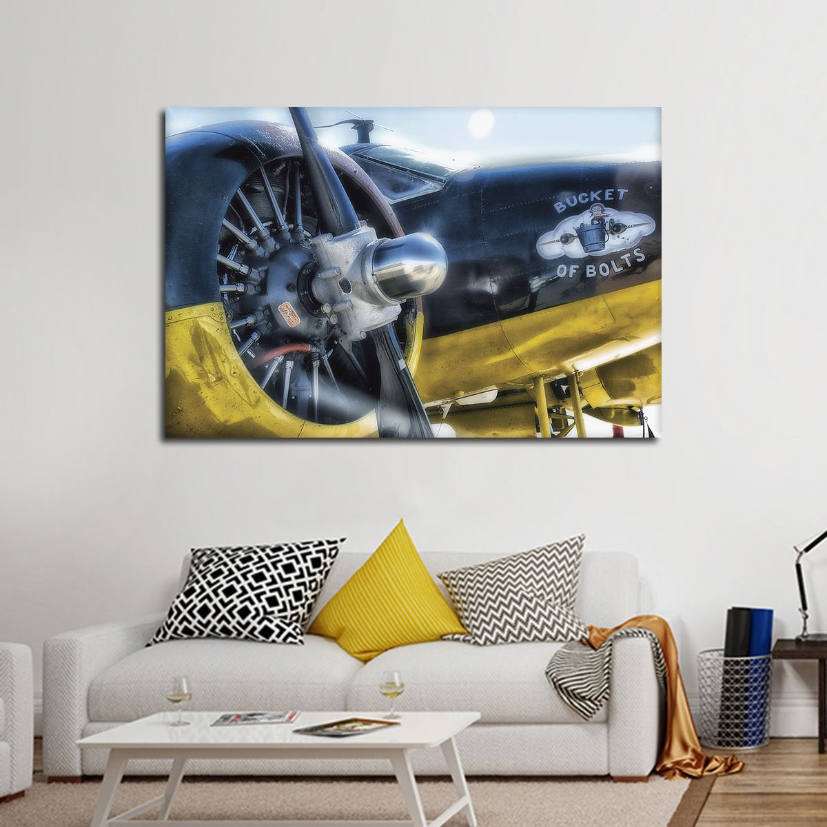 Engine Bolts Multi Panel Canvas Wall Art