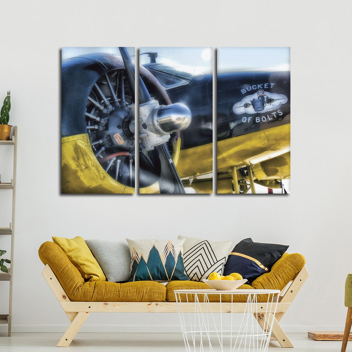 Engine Bolts Multi Panel Canvas Wall Art