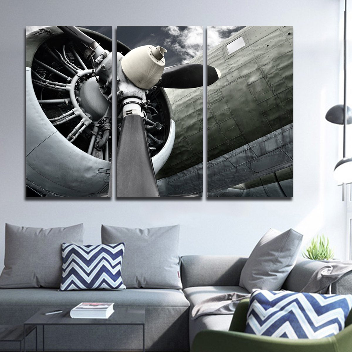 Engine Power Multi Panel Canvas Wall Art