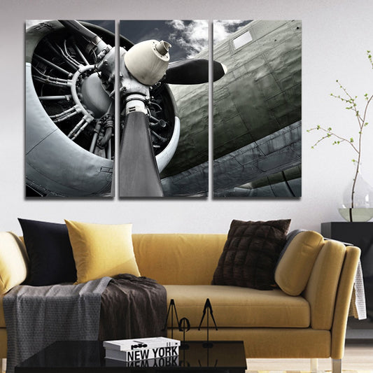 Engine Power Multi Panel Canvas Wall Art