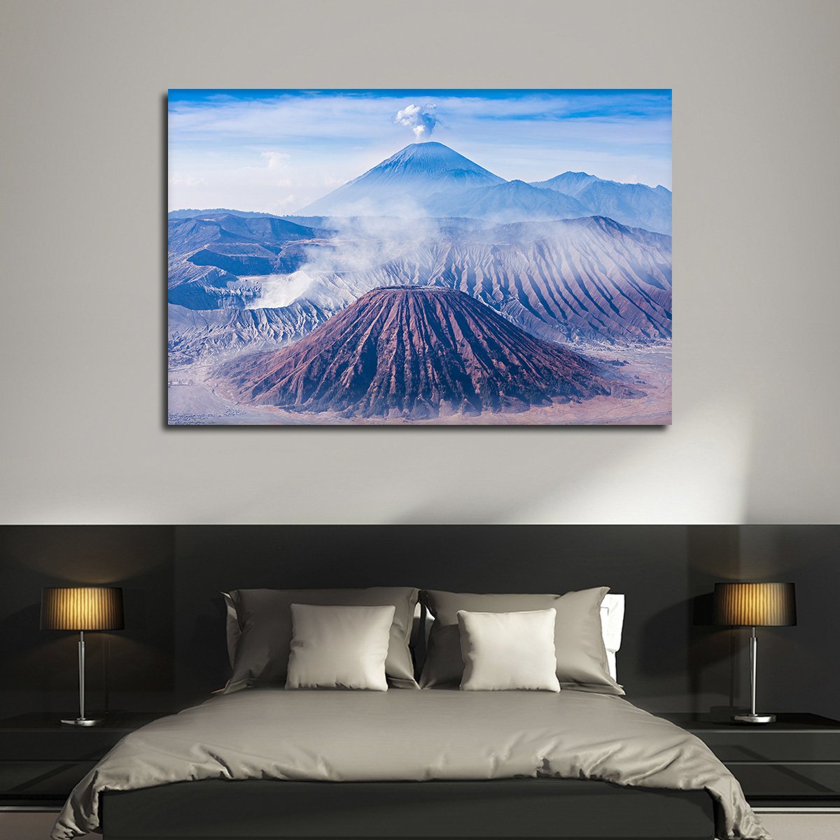 Enormous Volcano Multi Panel Canvas Wall Art