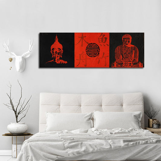 Essentials Of Buddha Multi Panel Canvas Wall Art