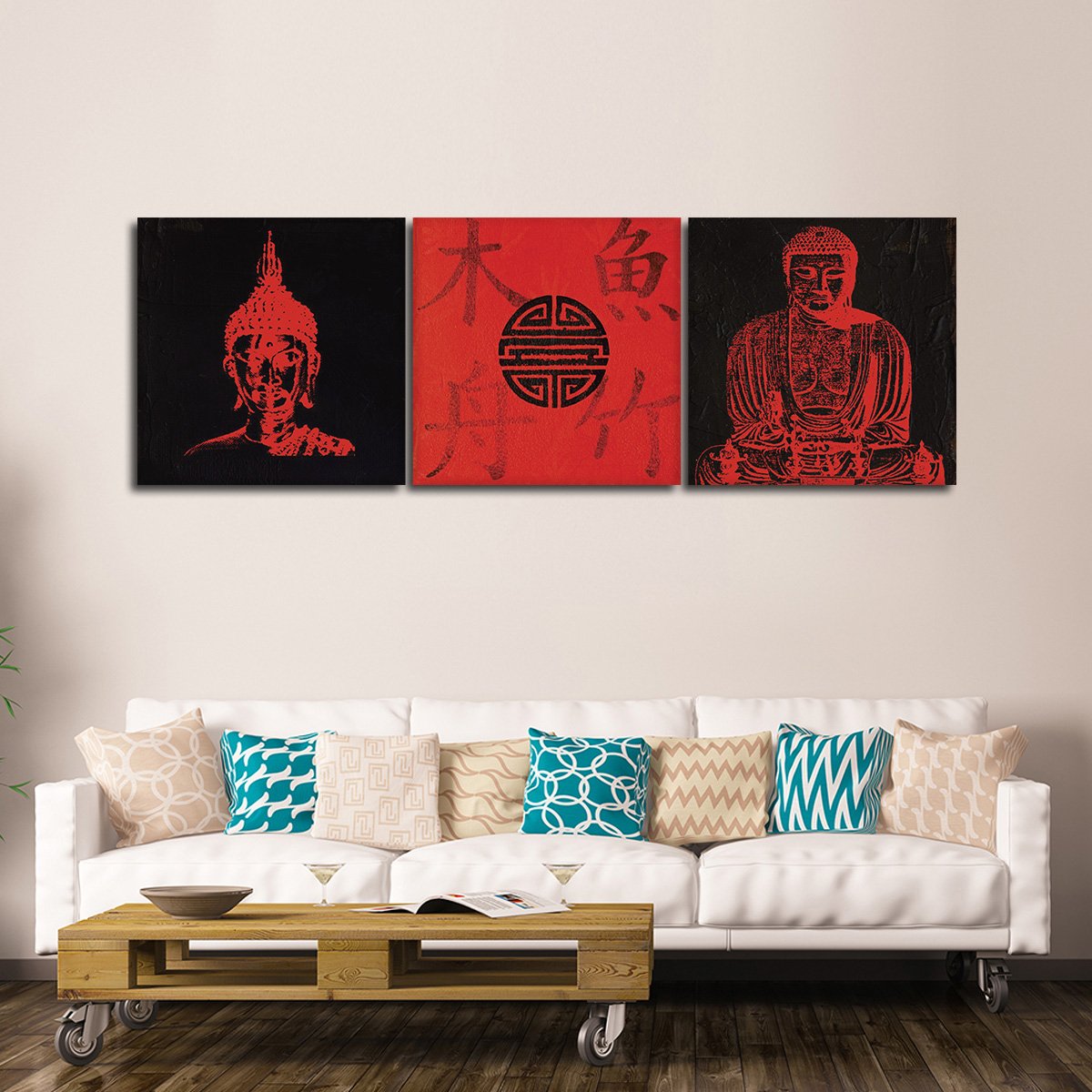 Essentials Of Buddha Multi Panel Canvas Wall Art