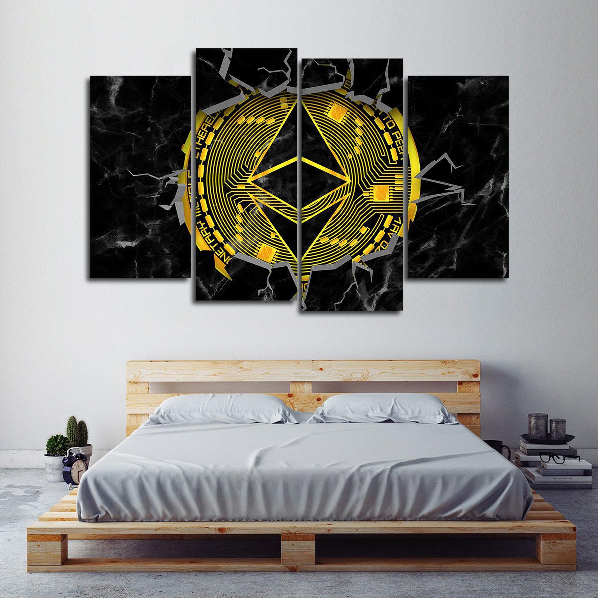 Ethereum Passion Multi Panel Canvas Wall Art