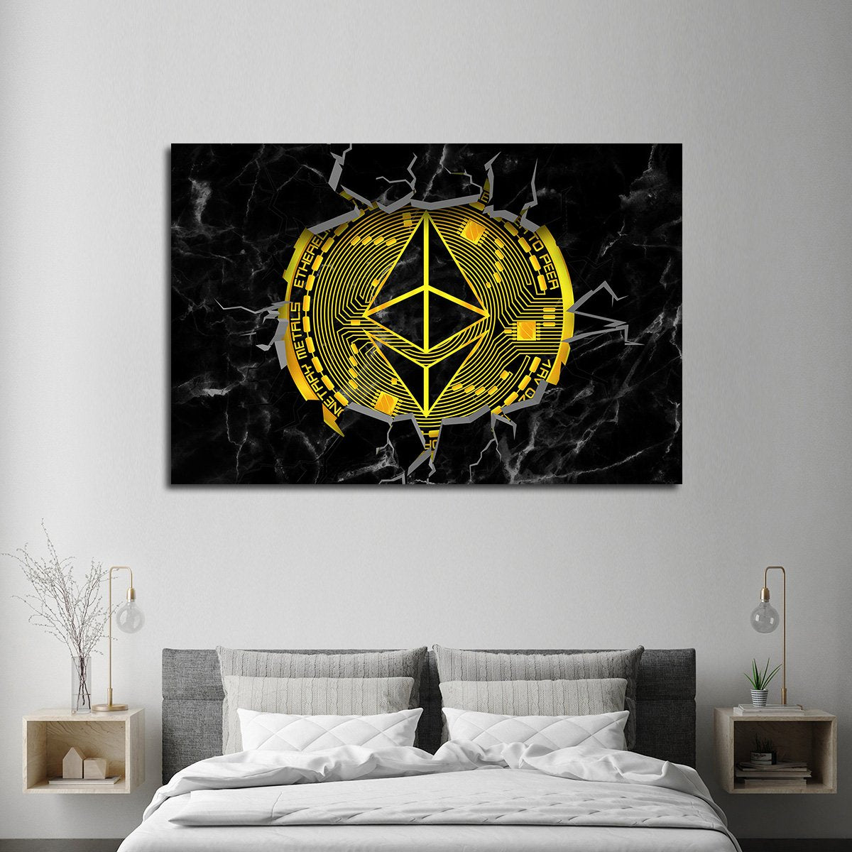 Ethereum Passion Multi Panel Canvas Wall Art