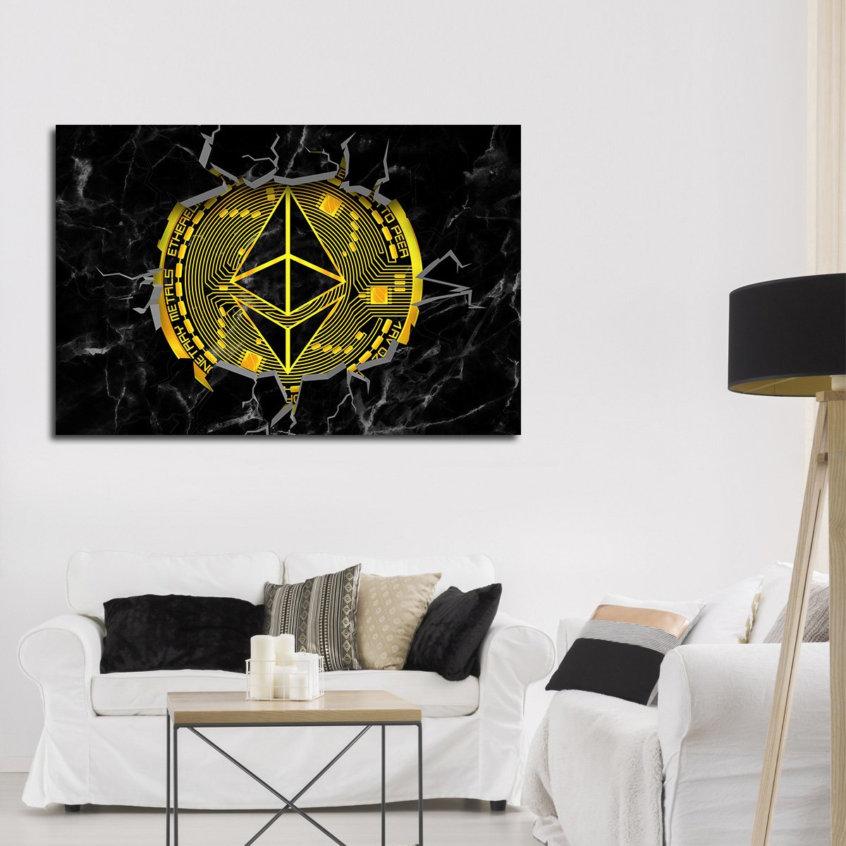 Ethereum Passion Multi Panel Canvas Wall Art