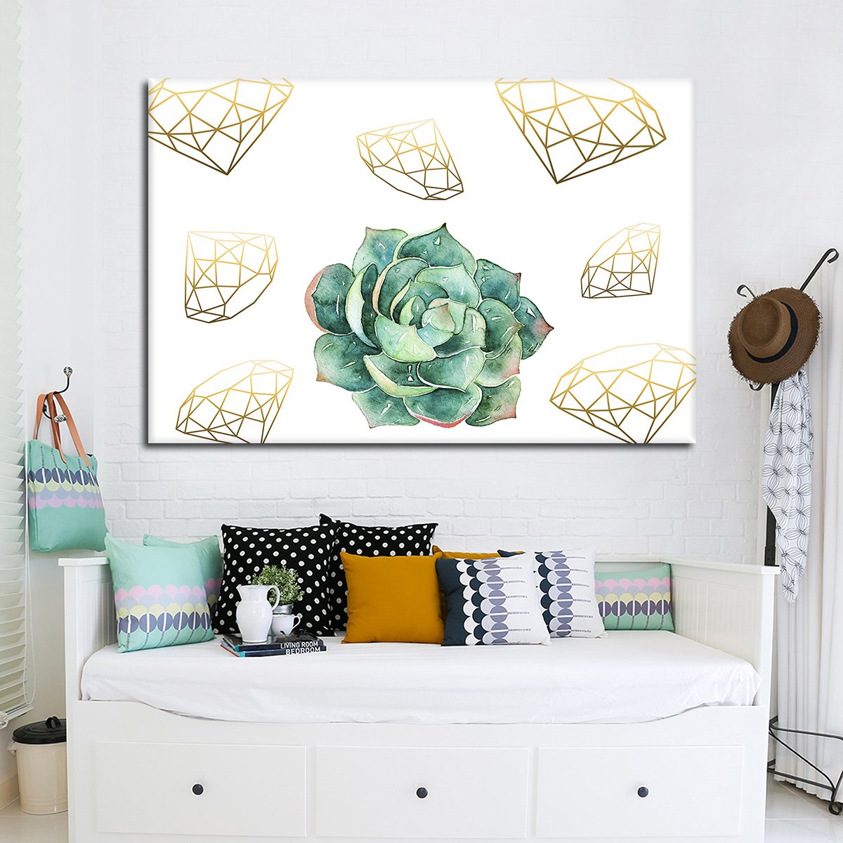 Expensive Succulent Multi Panel Canvas Wall Art