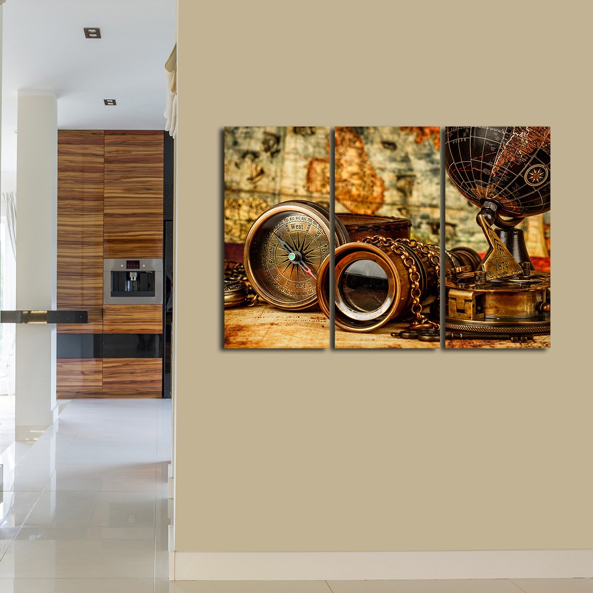 Explorer Tools Multi Panel Canvas Wall Art