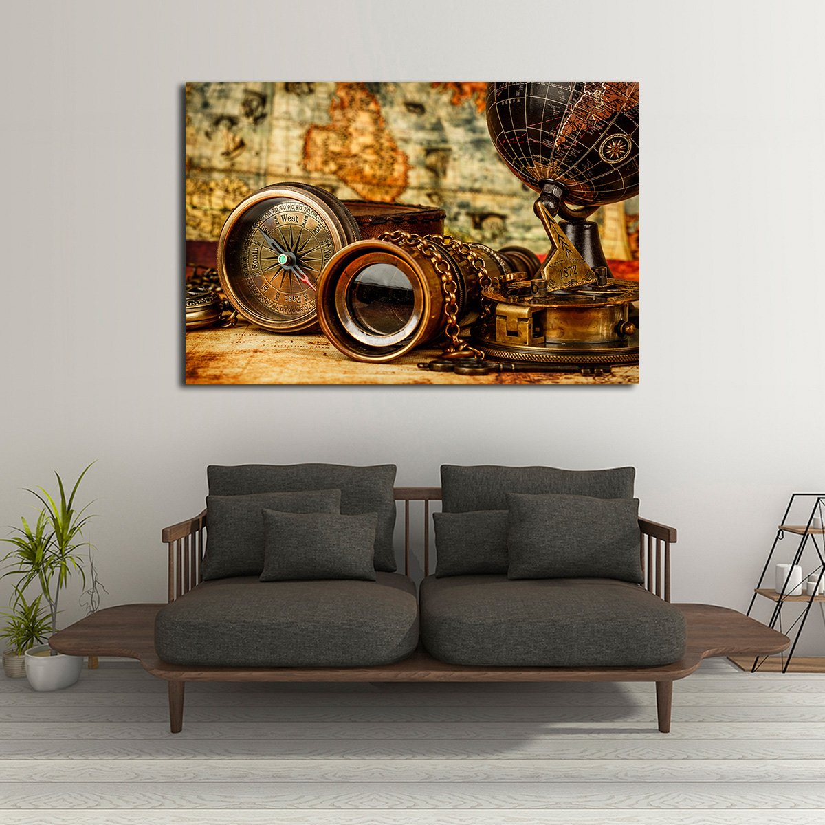 Explorer Tools Multi Panel Canvas Wall Art