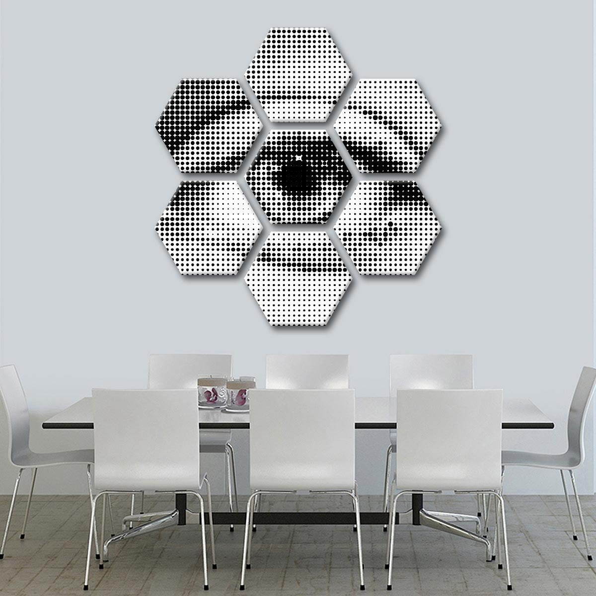 Eye Illusion Multi Panel Canvas Wall Art