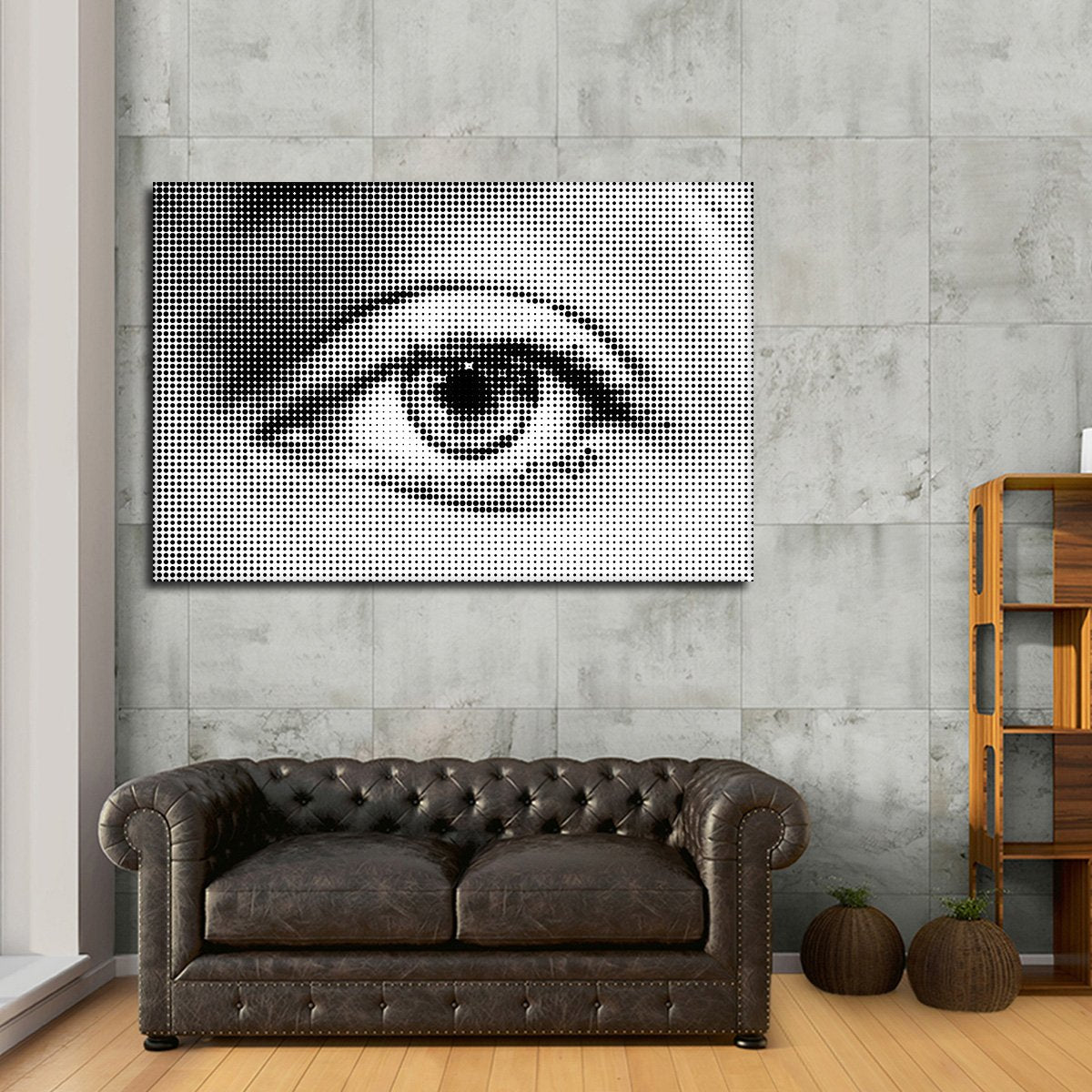 Eye Illusion Multi Panel Canvas Wall Art