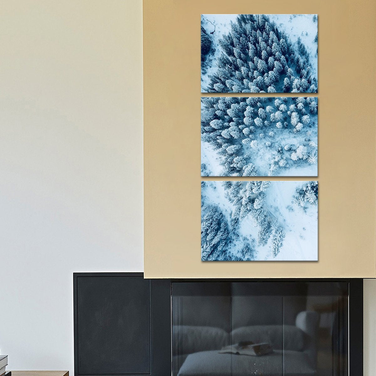 Fabulous Snowy Trees View Multi Panel Canvas Wall Art