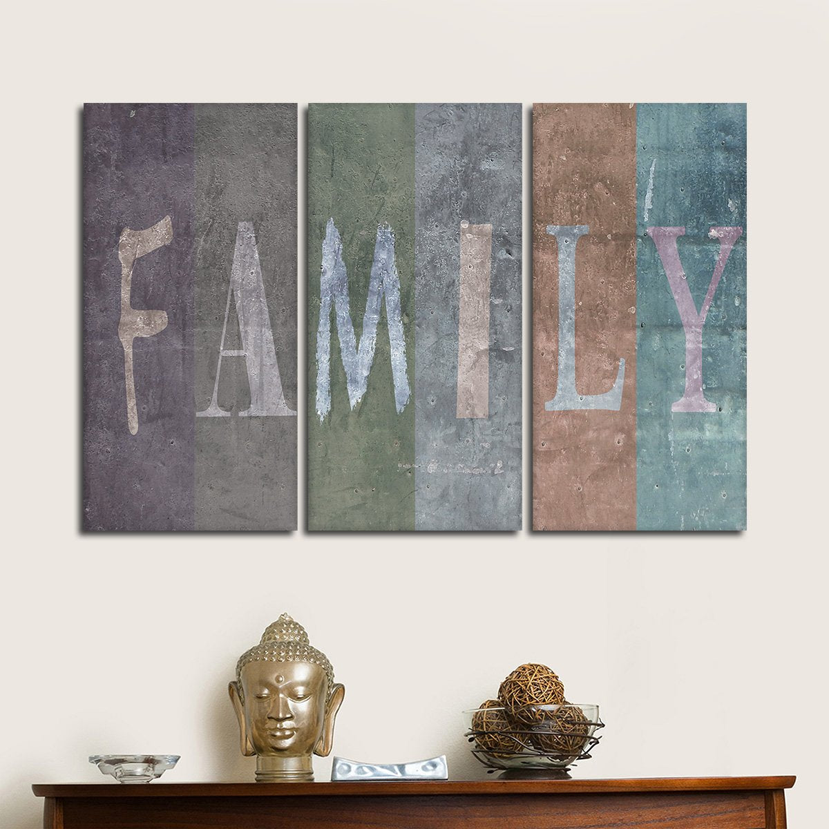 Family Multi Panel Canvas Wall Art