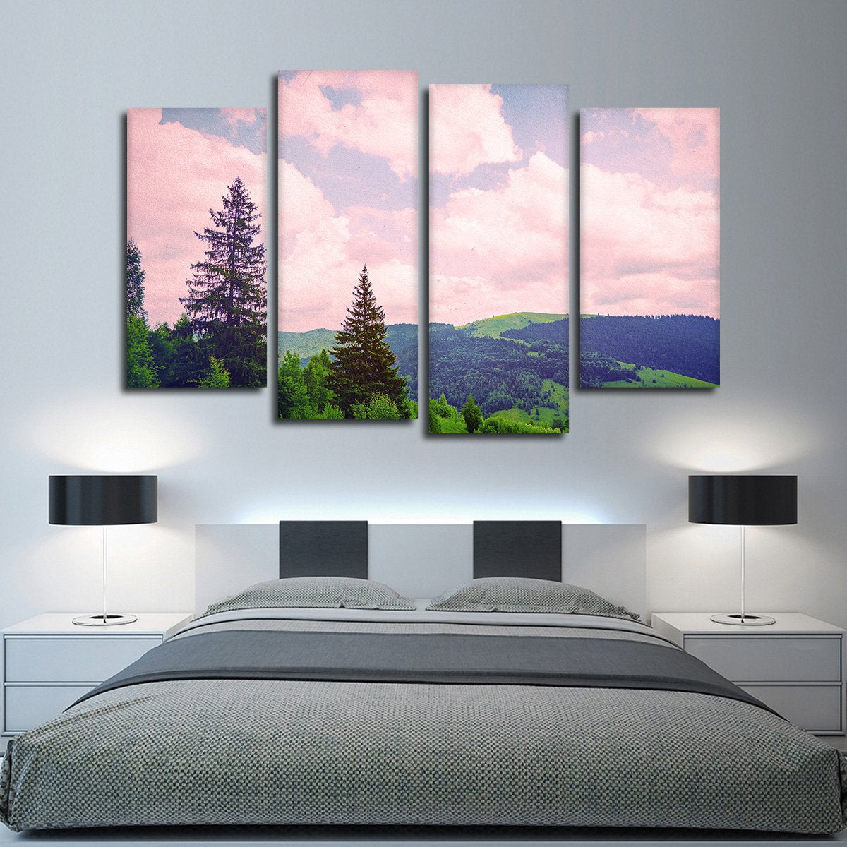 Fantasy Landscape Multi Panel Canvas Wall Art