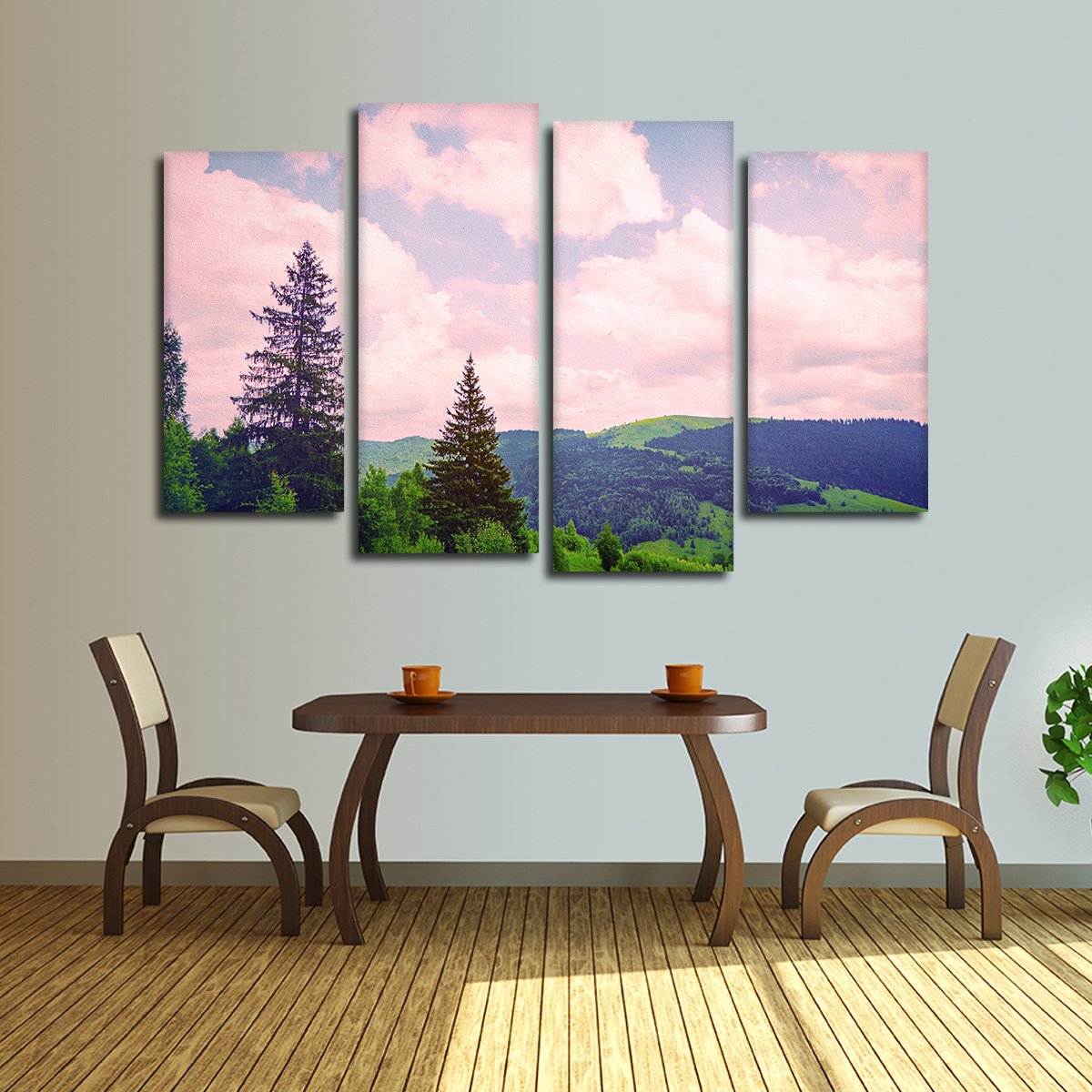 Fantasy Landscape Multi Panel Canvas Wall Art