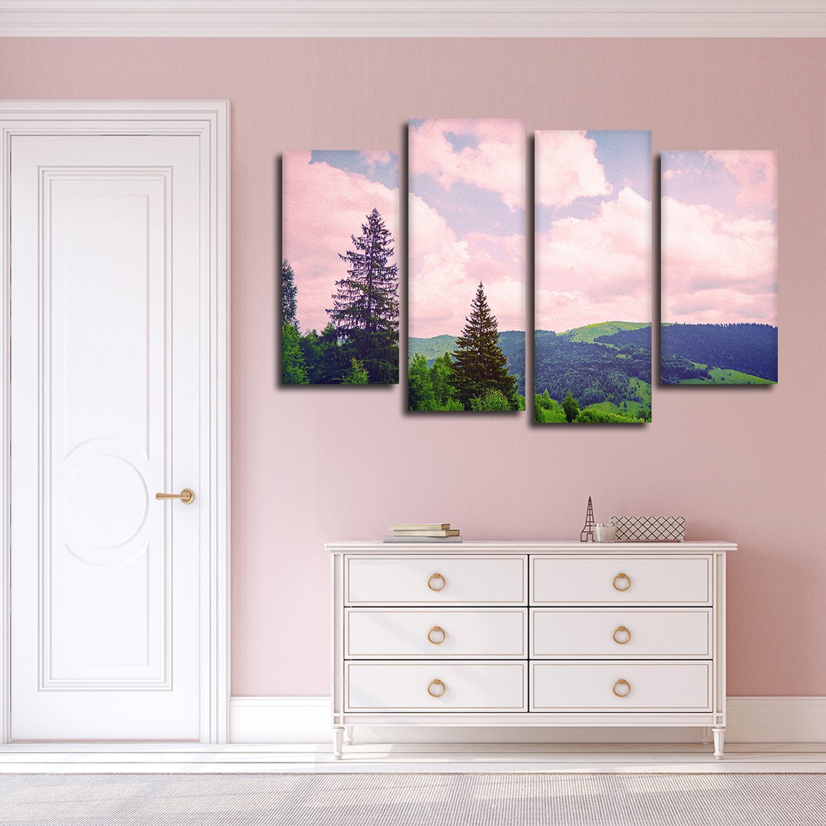 Fantasy Landscape Multi Panel Canvas Wall Art