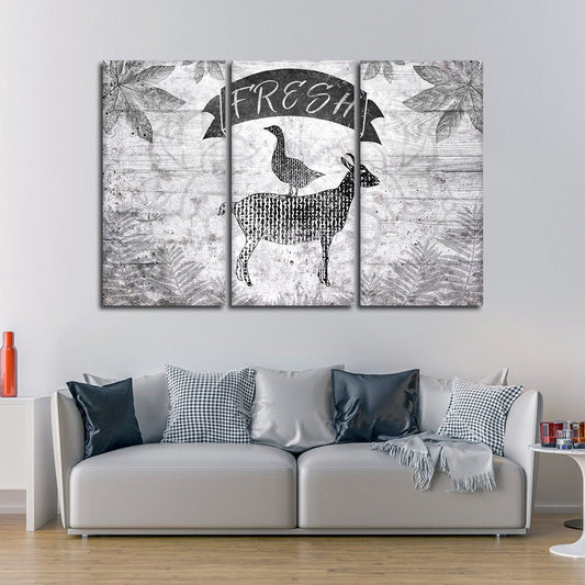 Farm Friends Multi Panel Canvas Wall Art