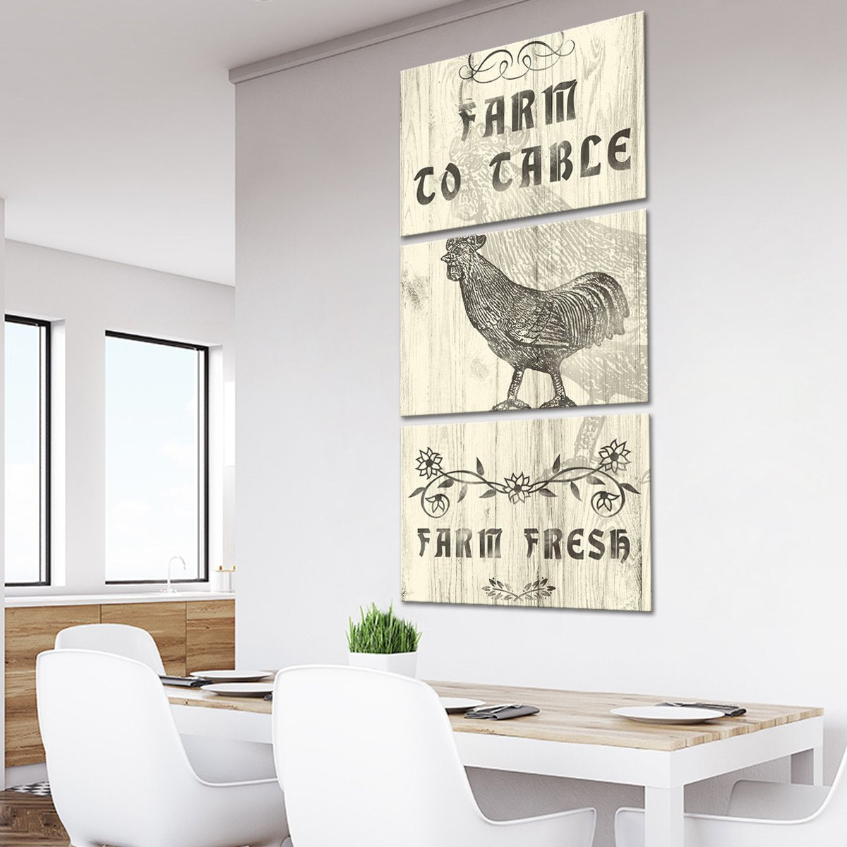 Farm To Table Multi Panel Canvas Wall Art