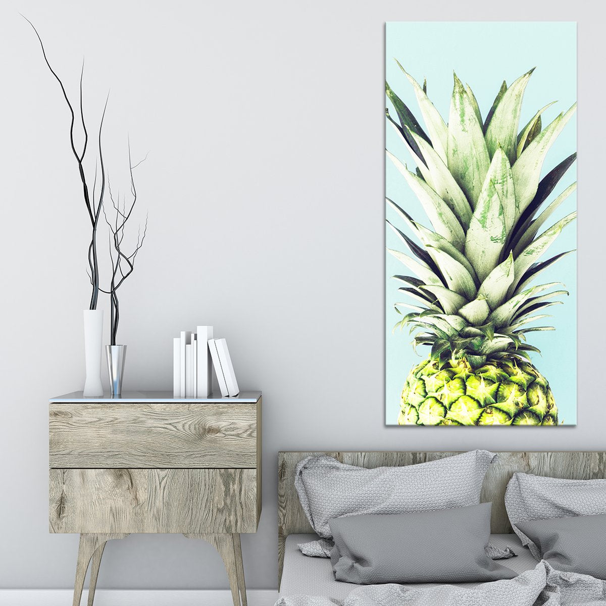Pineapple Fashion Multi Panel Canvas Wall Art