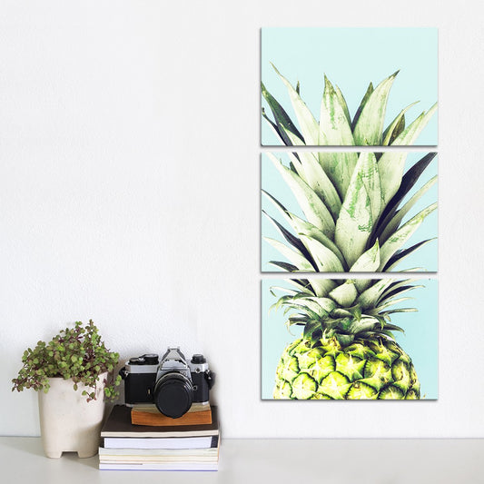 Pineapple Fashion Multi Panel Canvas Wall Art