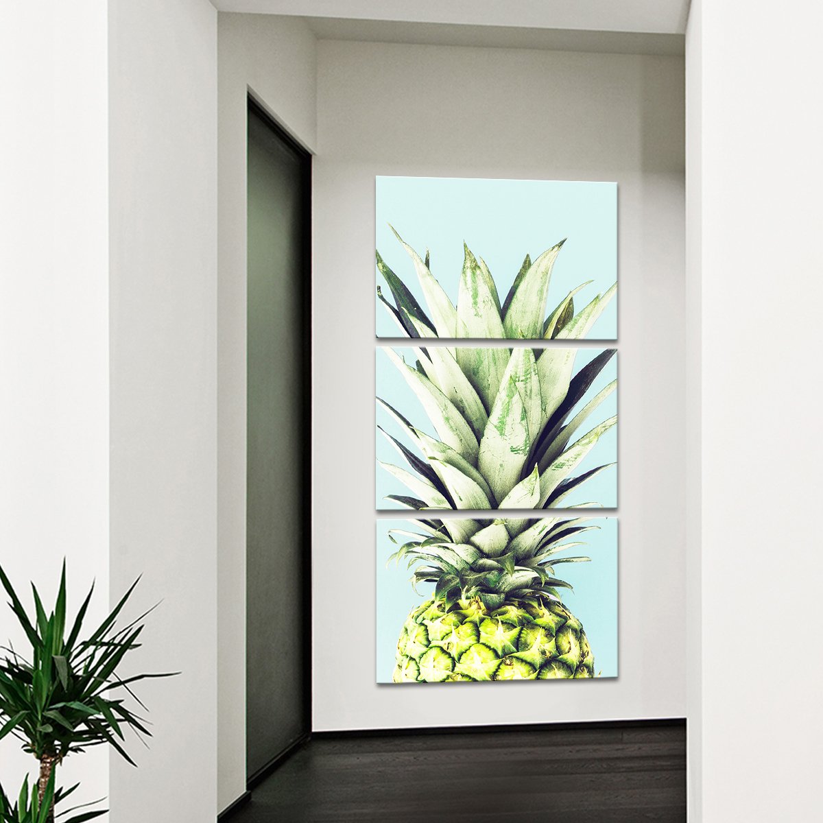 Pineapple Fashion Multi Panel Canvas Wall Art