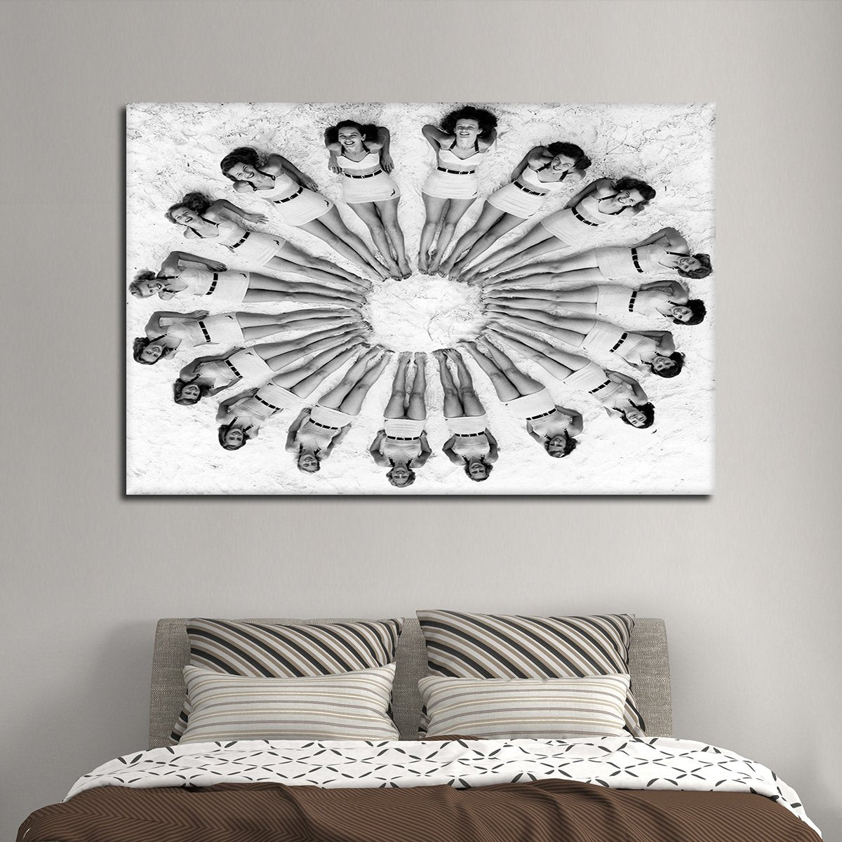 Feet In The Sand Multi Panel Canvas Wall Art