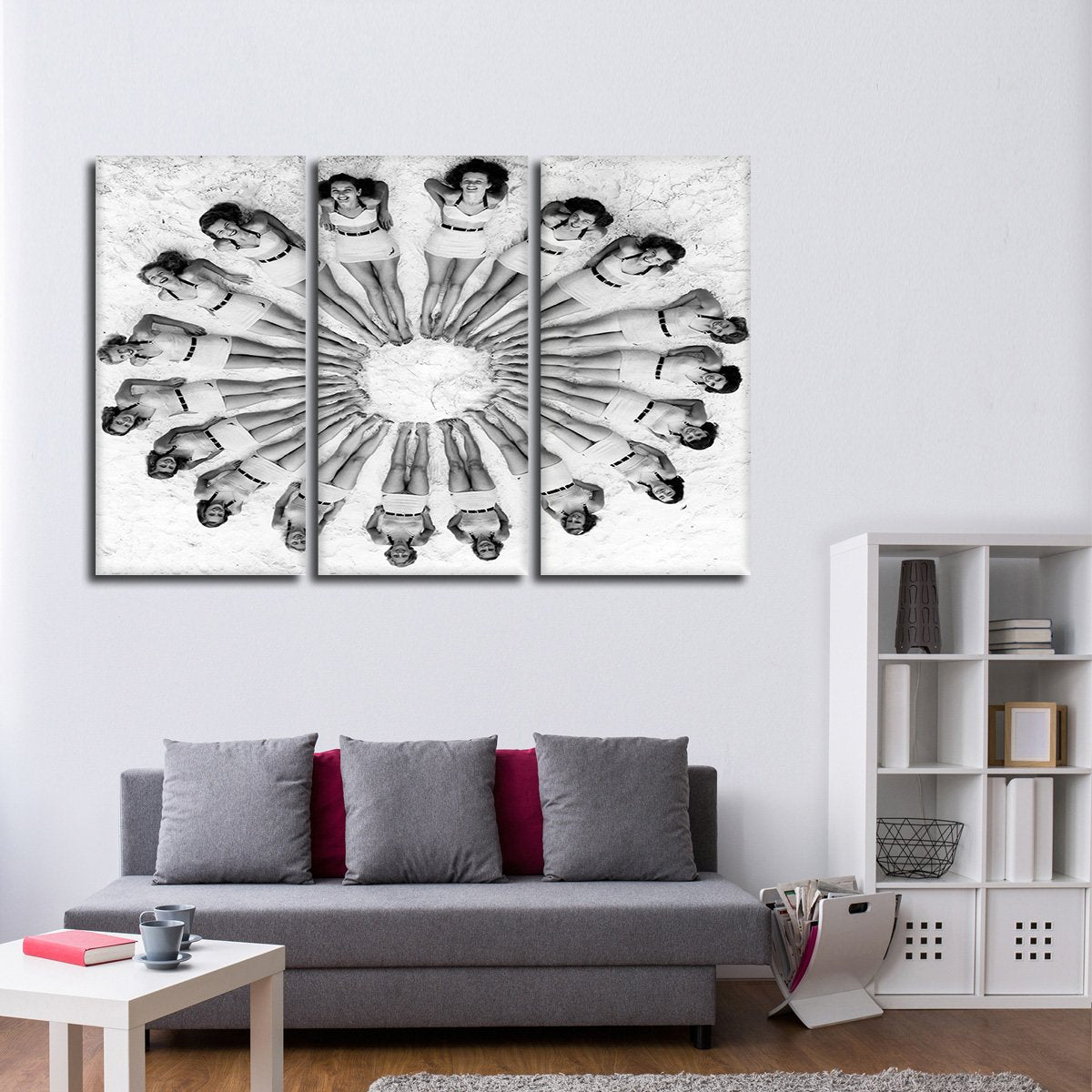 Feet In The Sand Multi Panel Canvas Wall Art