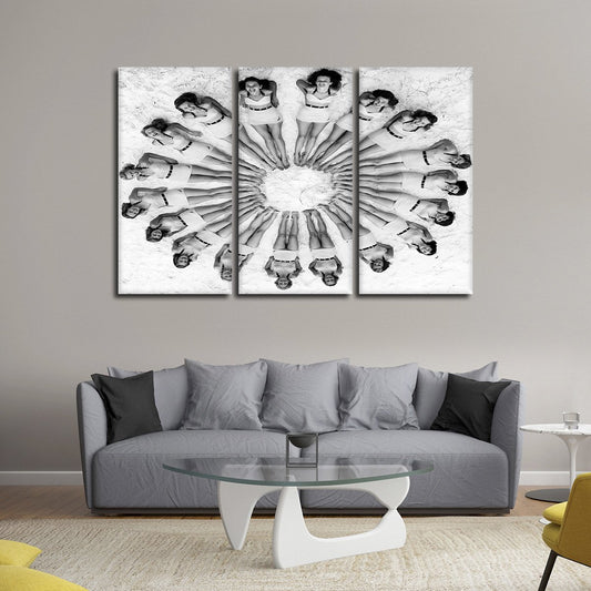 Feet In The Sand Multi Panel Canvas Wall Art