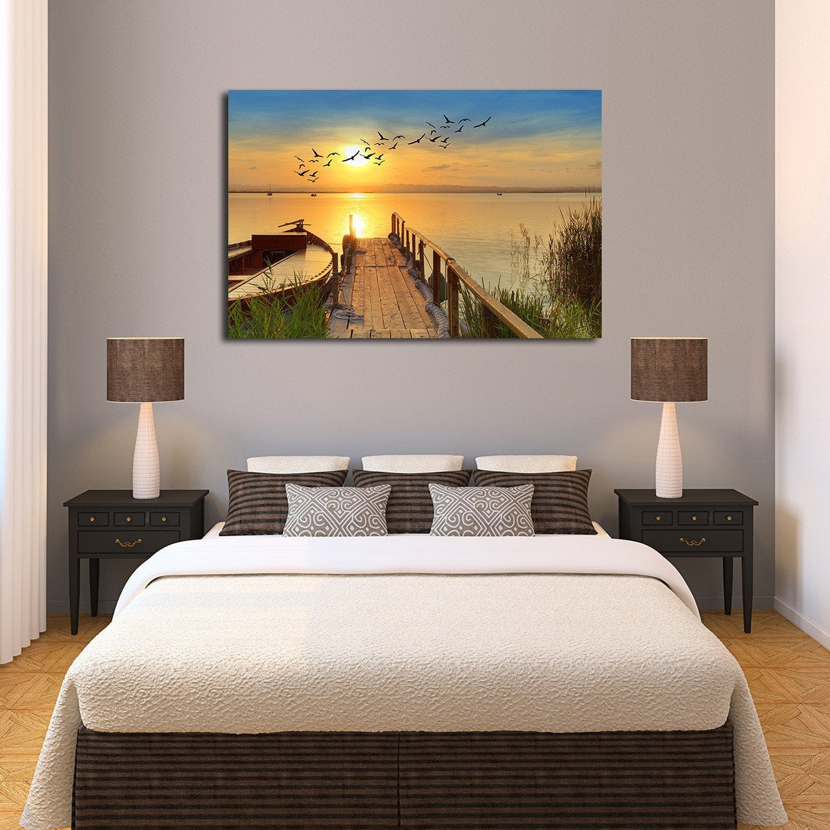 Fishing Adventure Multi Panel Canvas Wall Art