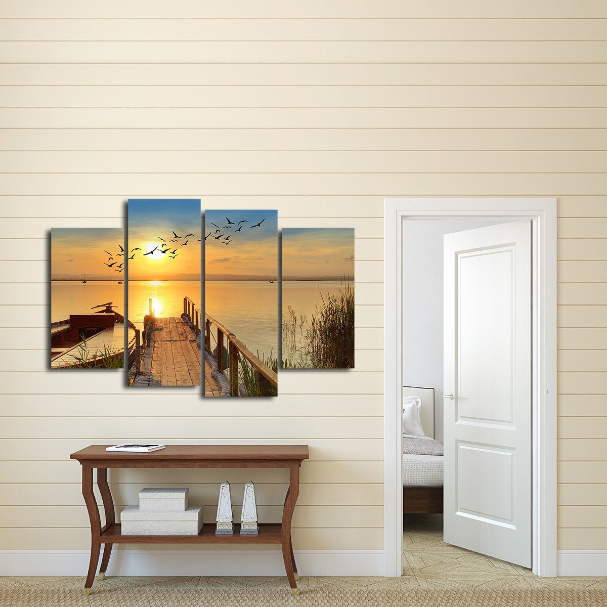 Fishing Adventure Multi Panel Canvas Wall Art