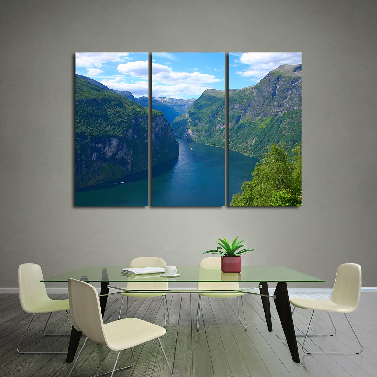 Fjord Multi Panel Canvas Wall Art