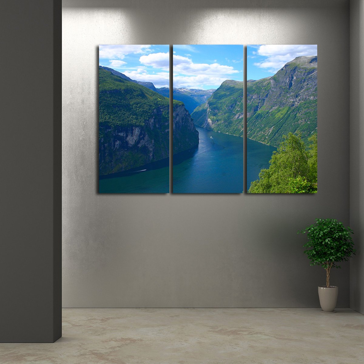 Fjord Multi Panel Canvas Wall Art