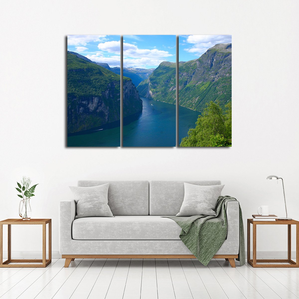 Fjord Multi Panel Canvas Wall Art