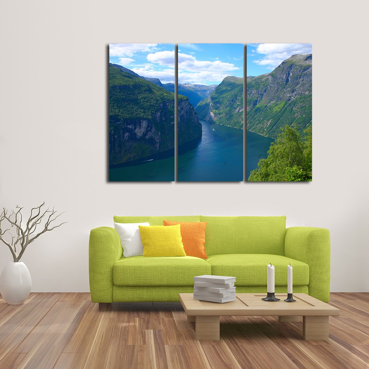 Fjord Multi Panel Canvas Wall Art