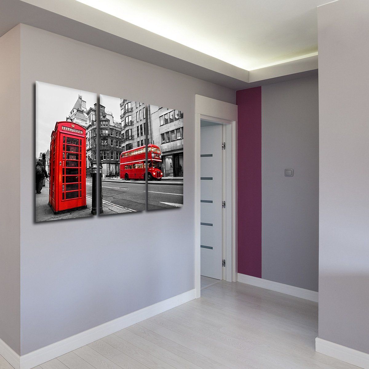 Fleet Street Pop Multi Panel Canvas Wall Art