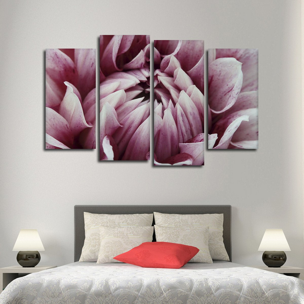Floral Fantasy Multi Panel Canvas Wall Art