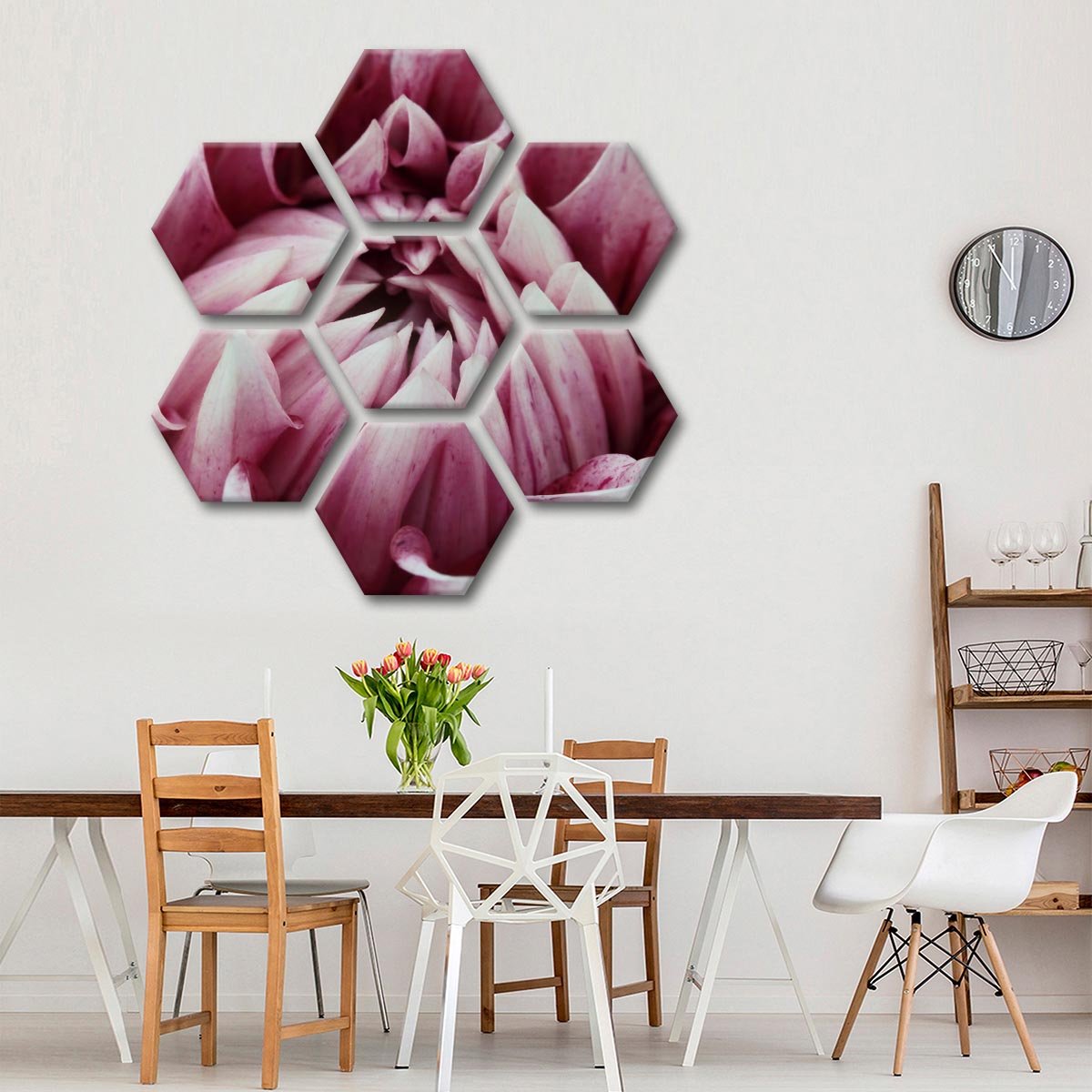 Floral Fantasy Multi Panel Canvas Wall Art
