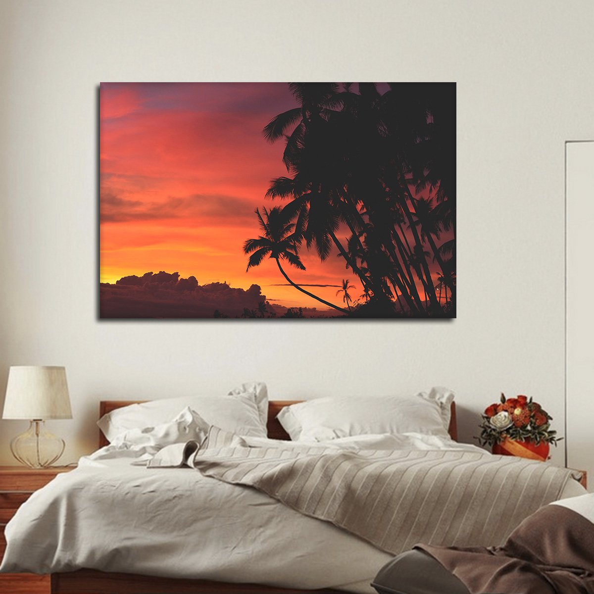 Florida Sunset Multi Panel Canvas Wall Art