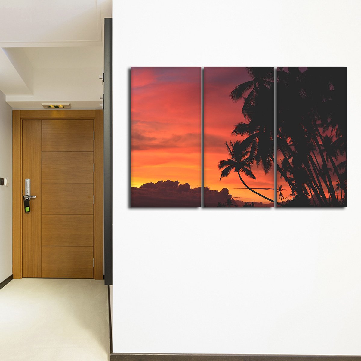 Florida Sunset Multi Panel Canvas Wall Art