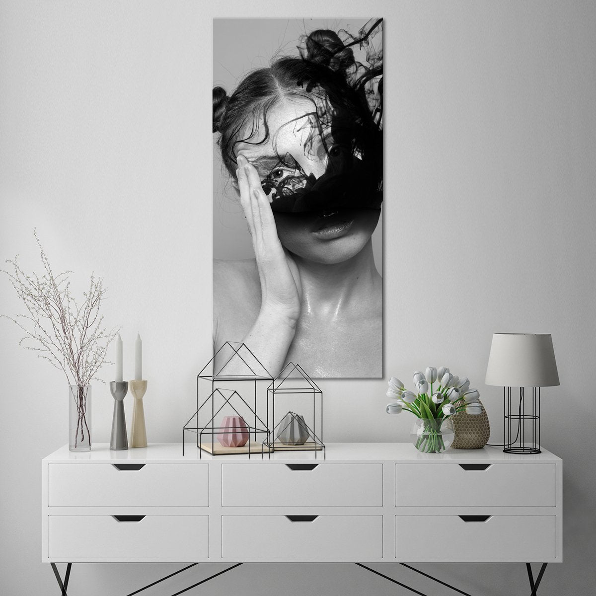 Flowing Thoughts Multi Panel Canvas Wall Art